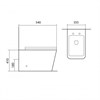 SET BW AQUATEK ЛИБРА N (смывной бачок AQUATEK INS-0000019+кнопка KDI-0000030+унитаз ЛИБРА New AQ1908N-00 с тонким сиденьем soft-close) SET BW AQUATEK ЛИБРА N-030 3в1 - фото 78390