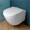 Villeroy&Boch Subway 3 Унитаз подвесной, безободковый, сиденье-в комплекте SoftClosing, CeramicPlus, цвет: альпийский белый 4670TSR1 - фото 78460