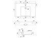 Раковина накладная/ подвесная Scarabeo 80 x 53.5 x 12 TEOREMA 2.0 PLUS 5151 TEOREMA 2.0 PLUS 5151 - фото 78521
