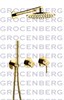 Душевой комплект Grocenberg GB5090GO Золото GB5090GO - фото 82163