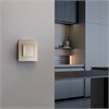 Рамка из стекла на 1 пост Senso шампань soft-touch W0013111 - фото 86517