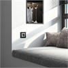Рамка из стекла на 1 пост Senso черный soft-touch W0013108 - фото 86533