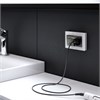 Рамка из стекла для двойной розетки Favorit белый W0081101 - фото 86658