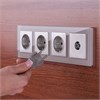 Рамка из стекла на 4 поста Favorit дымчатый W0041117 - фото 86706