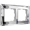 Рамка из стекла на 2 поста Diamant зеркальный W0021220 - фото 86825
