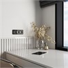 Накладка для двойной розетки Еthernet RJ-45 (графит акрил) W1191144 - фото 87049