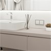 Розетка с заземлением и шторками c крышкой IP44 (белый матовый) W1171261 - фото 87227