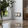 Розетка с заземлением и шторками c крышкой IP44 айвори матовый W1171262 - фото 87471