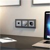 Розетка с заземлением, шторками и USB тип A+C (серебряный матовый) W1171765 - фото 87595