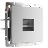 Розетка Ethernet RJ-45 (серебряный матовый) W1181065 - фото 87602